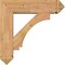 Ekena Millwork Imperial Arts and Crafts Smooth Bracket w/ Offset Brace, Western Red Cedar, 7 1/2"W x 28"D x 28"H BKT0806X28X28IMP03SWR - alternate 2